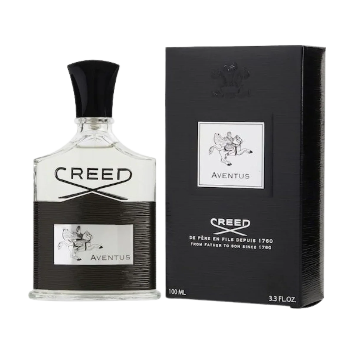 Combination of 5 men's perfumes – Creed Aventus, Dior, Tom Ford, Hermès and Azzaro