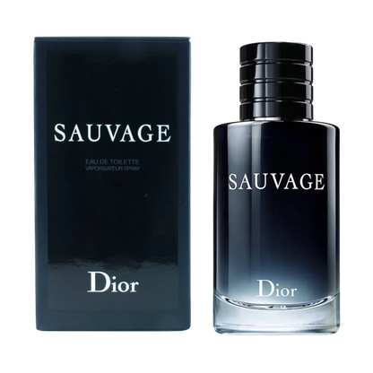 Combination of 5 men's perfumes – Dior, Creed Aventus, Chanel, Sauvage and Armani